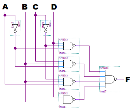 Solved A B C D jpg 2 ipar 1 3NAND 3 Do D D D inst3. NAND 3 | Chegg.com