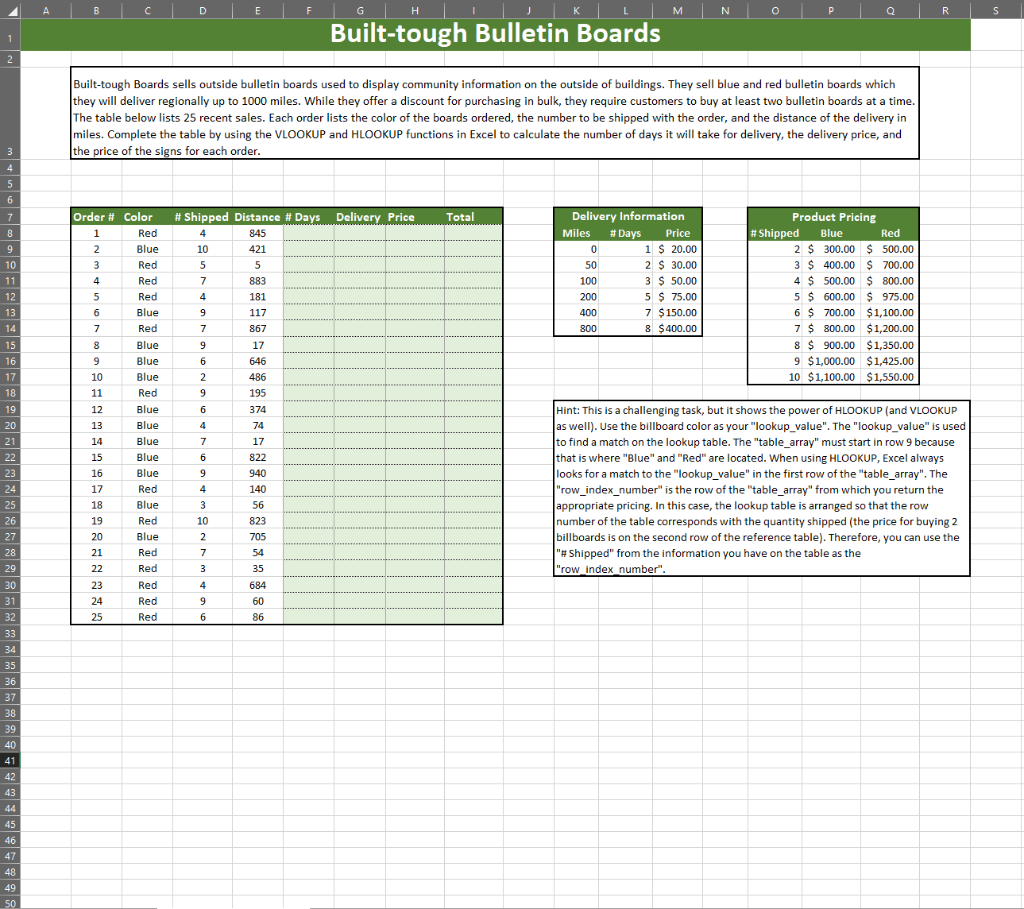 Solved Builttough Boards sells outside bulletin boards used