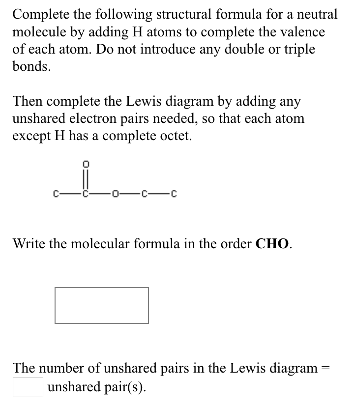 solved-complete-the-following-structural-formula-for-a-chegg
