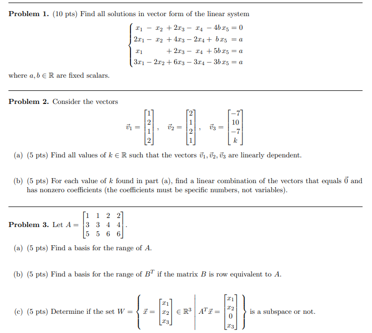 Solved Can you help me with this Algebra Matrix questions, | Chegg.com