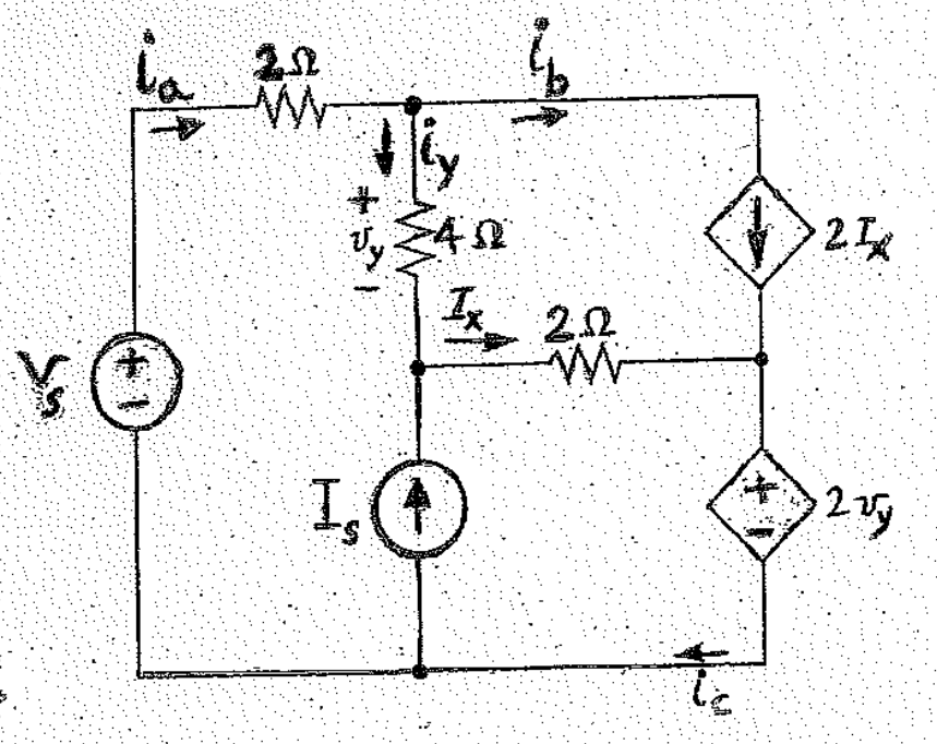 Solved D Fig 4 Vs 30v Is 5a 16 Determine The Val Chegg Com