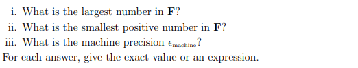 Solved Consider the typical binary floating point number | Chegg.com