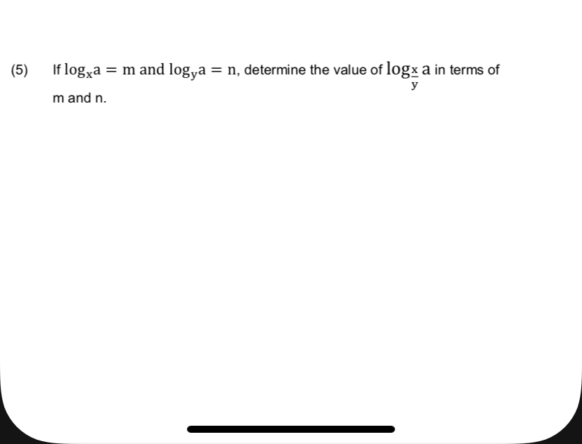 solved-if-log-x-a-m-and-log-y-a-n