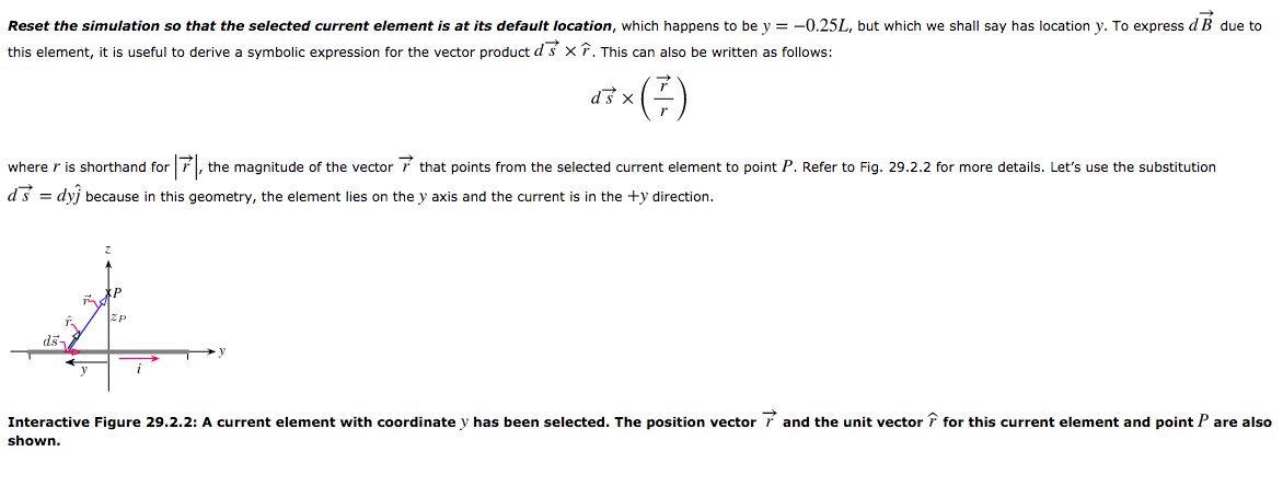 Solved Location Of Current Element Y L 6 2p M Ode A Chegg Com