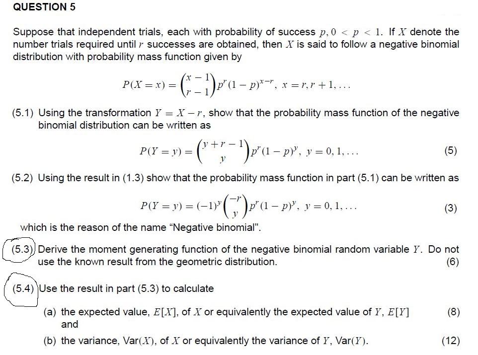 Solved I NEED HELP ONLY WITH QUESTIONS 5.3 AND 5.4 PLEASE I | Chegg.com