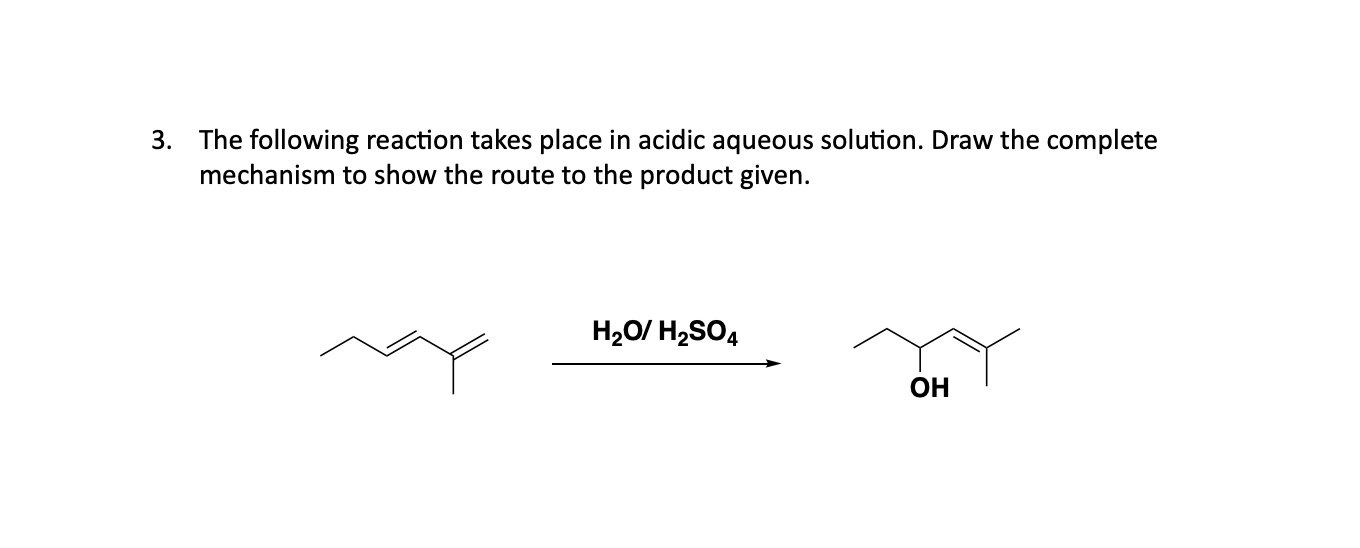 Solved The following reaction takes place in acidic aqueous | Chegg.com