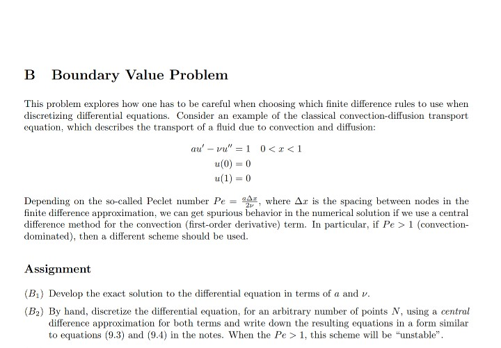 Solved B Boundary Value Problem This problem explores how | Chegg.com