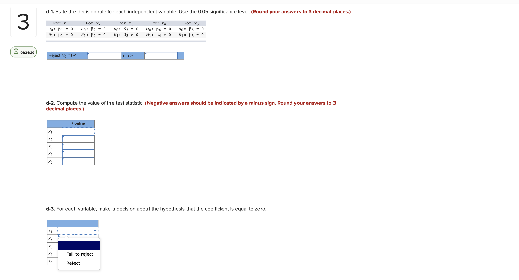 Solved The following regression output was obtained from a | Chegg.com