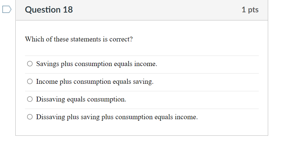 Solved Question 18 1 pts Which of these statements is | Chegg.com