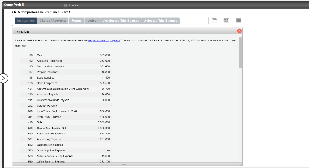 Journal Х 9. A. Prepare the closing entries. Record