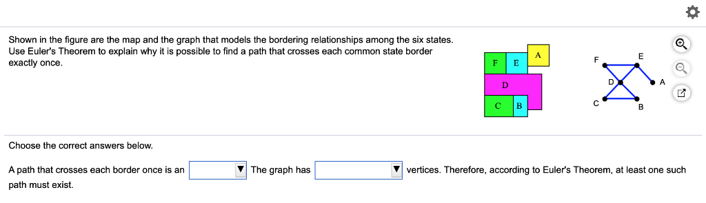 Solved Shown in the figure are the map and the graph that | Chegg.com