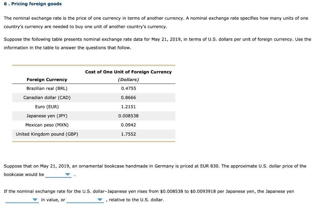 solved-6-pricing-foreign-goods-the-nominal-exchange-rate-is-chegg