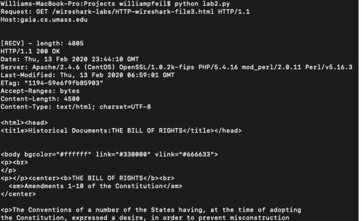 Using Python3 write a socket program to receive | Chegg.com