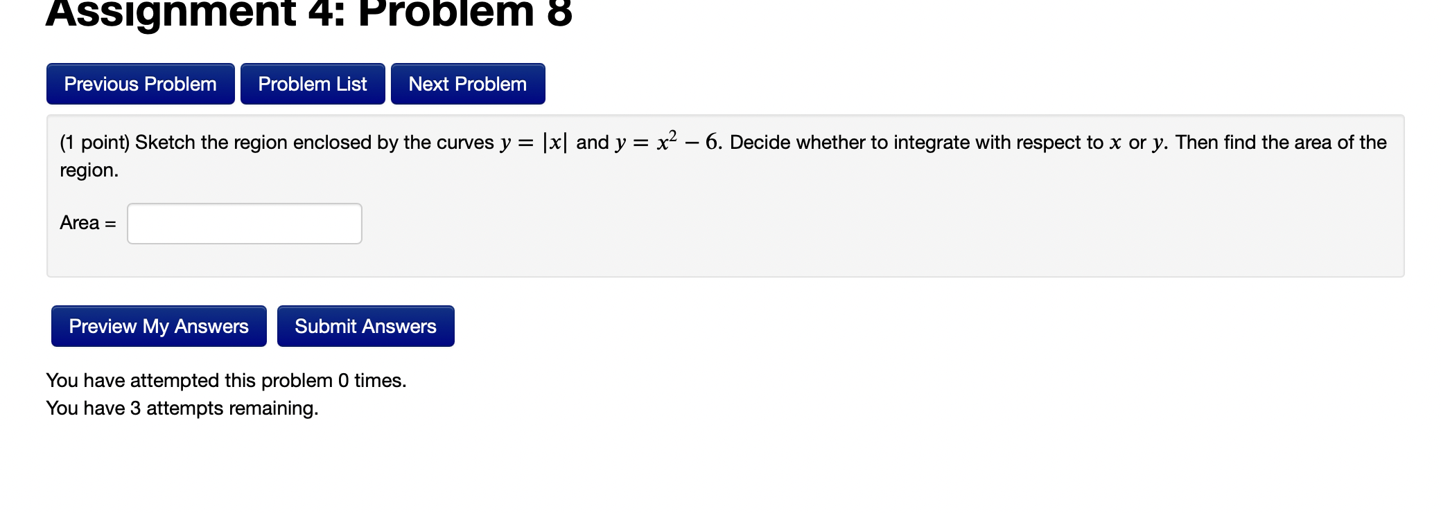 Solved Assignment 4: Problem 8 Previous Problem Problem List | Chegg.com