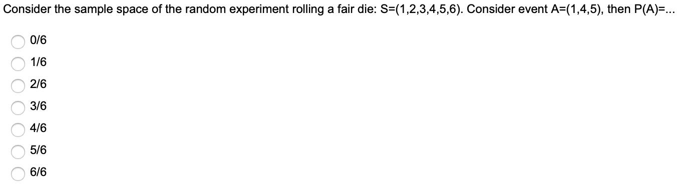 Solved Consider the sample space of the random experiment | Chegg.com
