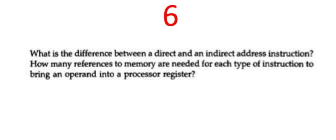 Solved 6 What is the difference between a direct and an | Chegg.com