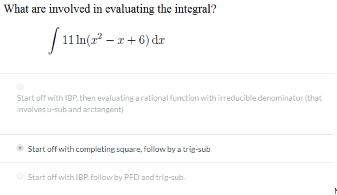 Solved What are involved in evaluating the integral? | | Chegg.com
