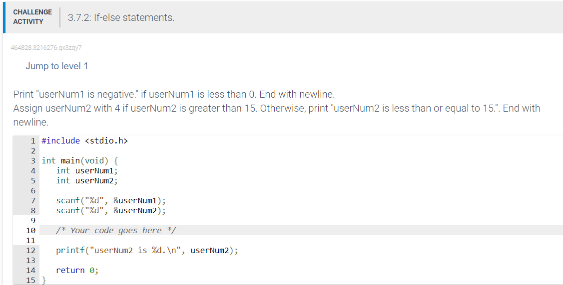 Solved 3.7.2: If-else statements. 464828.3216276.q×3zqy7 | Chegg.com