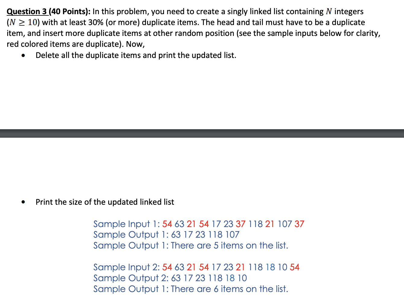 Solved Question 3 (40 Points): In this problem, you need to | Chegg.com
