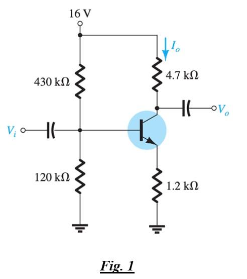 Solved Apply the knowledge gained from the DC biasing of | Chegg.com