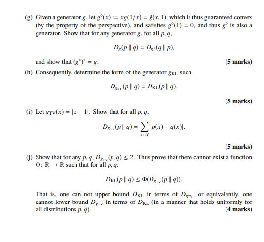 Question 1 50 Marks Total Suppose G R R Is Con Chegg Com