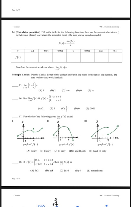 solved-name-worksheet-1-1-limits-continuity-short-answer-chegg