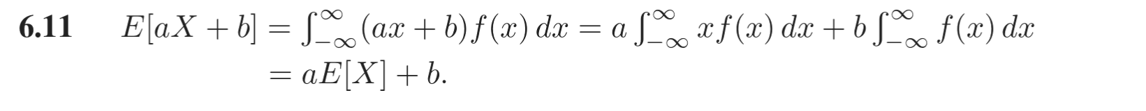 Solved For continuous random variable X and constants a and | Chegg.com