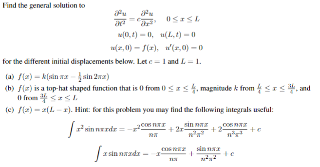 Solved Find the general solution to | Chegg.com