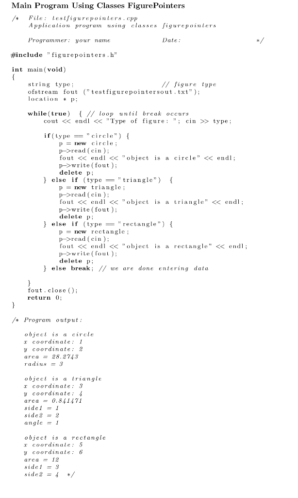 Solved 3. In the program figurespointers we have a base | Chegg.com