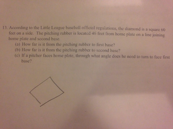 Solved According to the Little League baseball official