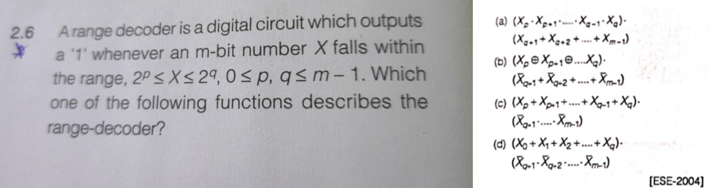 Solved A range decoder is a digital circuit which outputs a. | Chegg.com