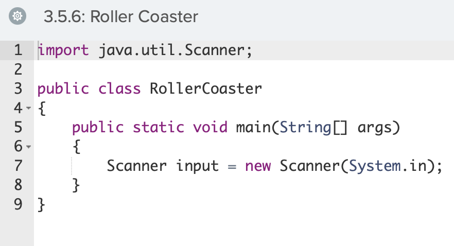 Solved Exercise 3.5.6: Roller Coaster 5 points Write a | Chegg.com