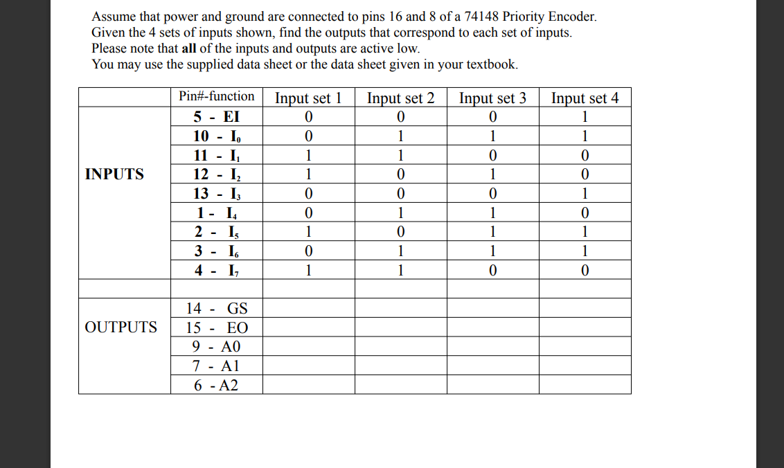 Solved Assume that power and ground are connected to pins 16 | Chegg.com