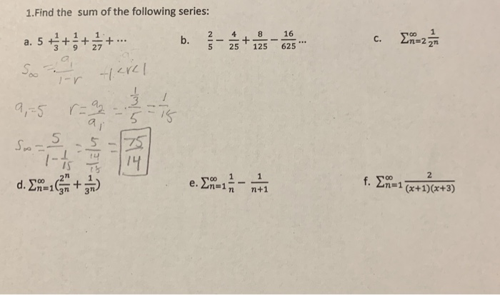 solved-1-find-the-sum-of-the-following-series-2-4-16-a-5-1-chegg