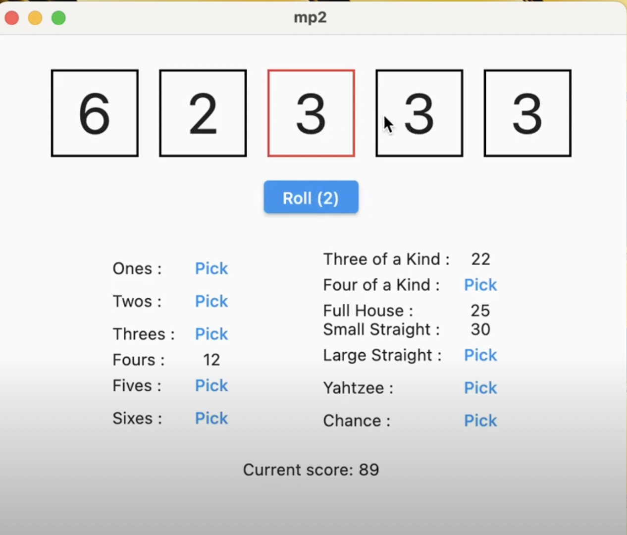 Solved CODE A YAHTZEE GAME IN DART PROGRAMMING LANGUAGE TO