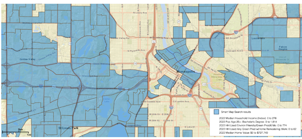Solved What are at least three census tracts which appear to | Chegg.com