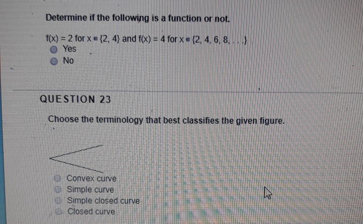Solved Determine if the following is a function or not | Chegg.com