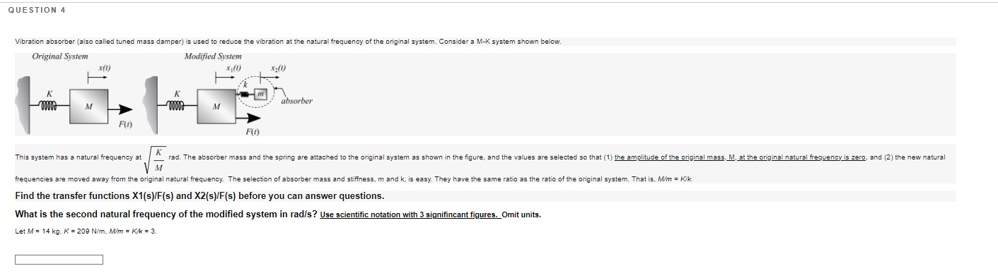 Solved Find the transfer functions X1( s)/F(s) and X2( | Chegg.com