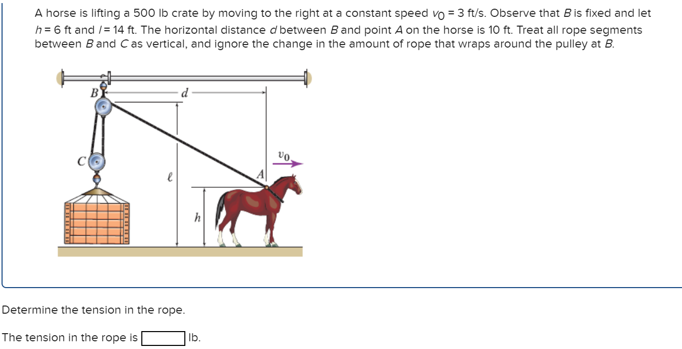 solved-a-horse-is-lifting-a-500-lb-crate-by-moving-to-the-chegg