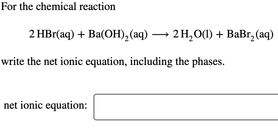 Solved Write The Balanced Equation For The Neutralization | Chegg.com