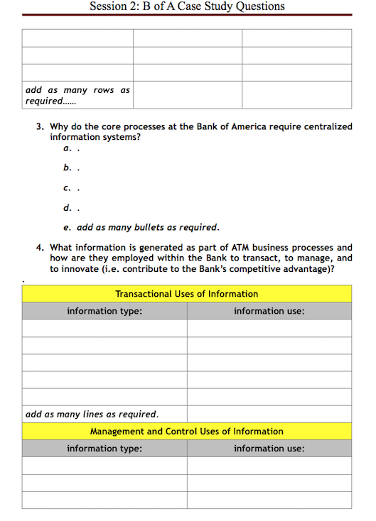 Session 2 B Of A Case Study Questions 1 What Are Chegg Com