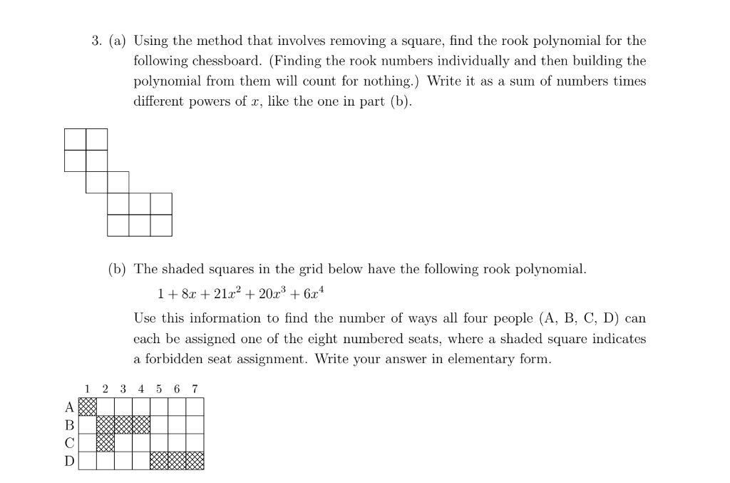 Rook Polynomials: A Straight-Forward Problem – Feature Column