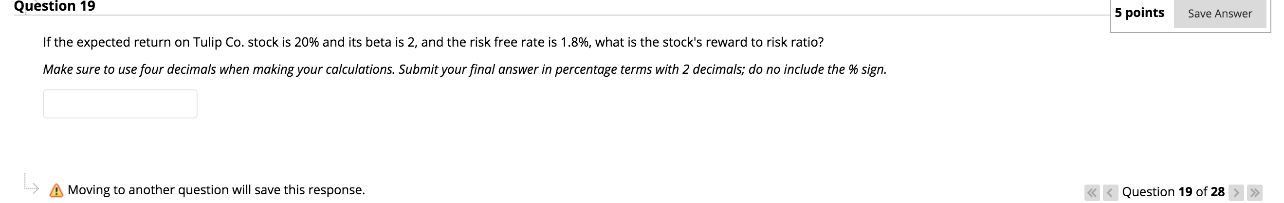 Solved Question 19 5 points Save Answer If the expected | Chegg.com