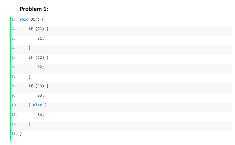 Solved For each of the source code fragments below 1) | Chegg.com