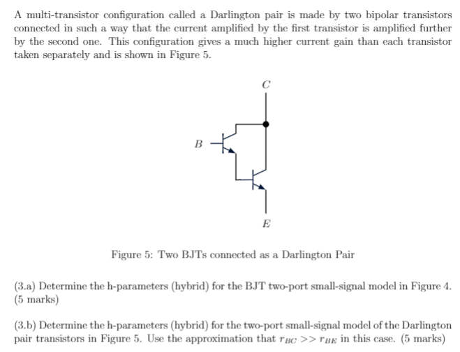 Solved Problem 3. (10 marks) A Bipolar Junction Transistor | Chegg.com