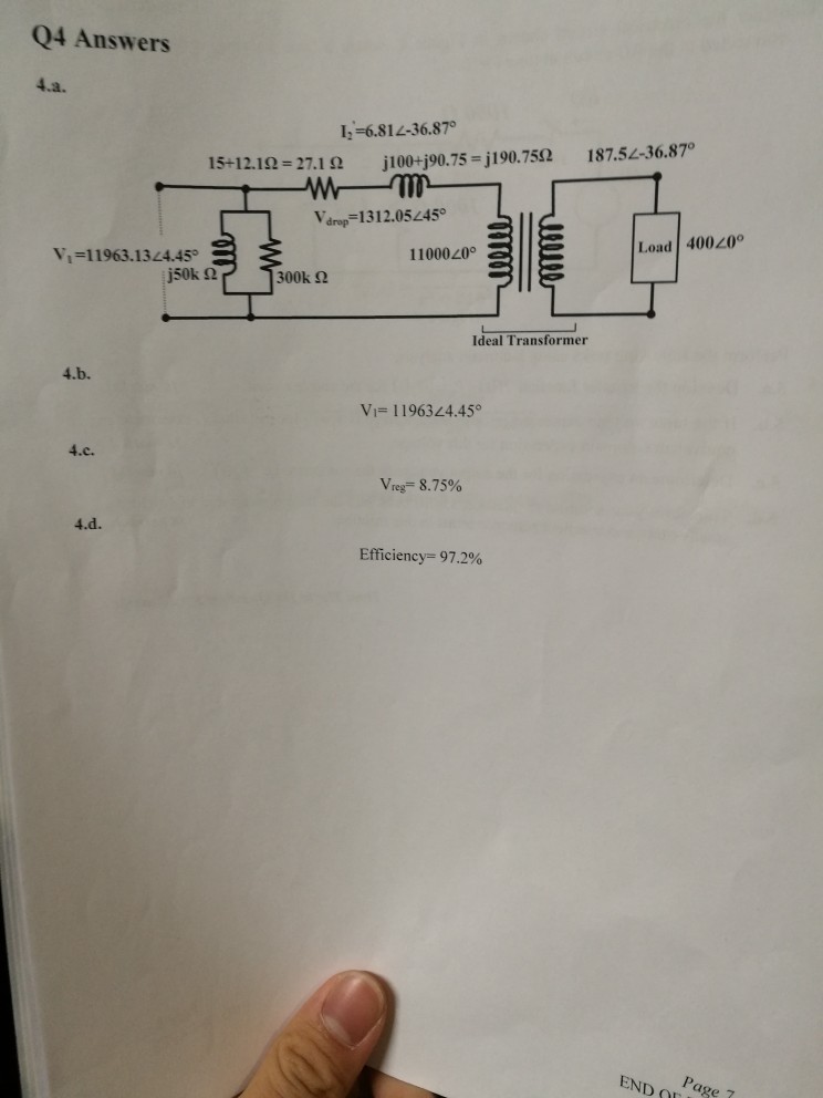 Solved Semester 1,201/ A single phase 50-Hz, 100 kVA, | Chegg.com