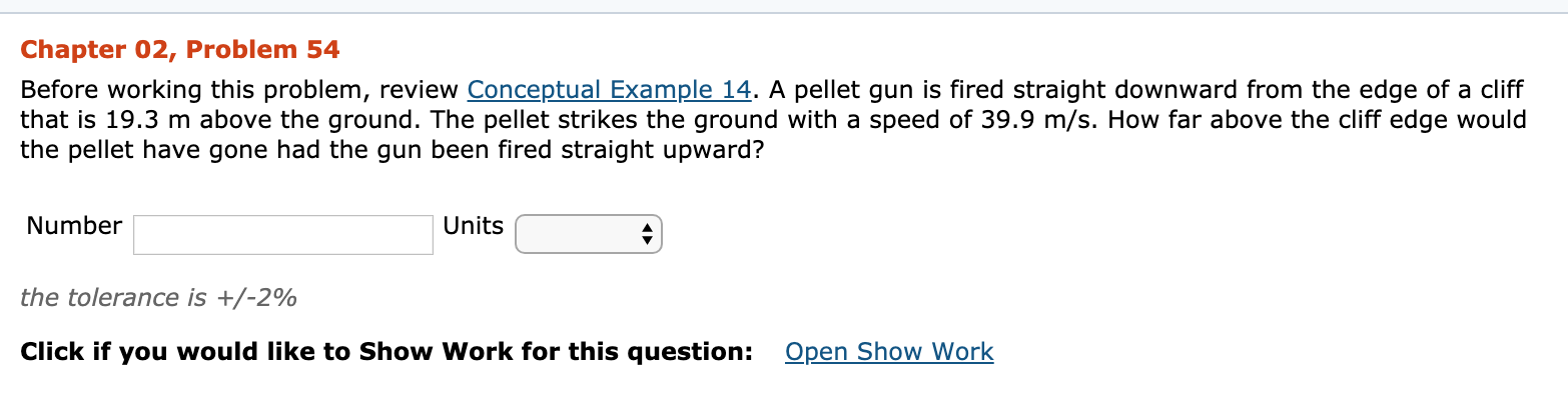 Solved Chapter 02, Problem 54 Before working this problem, | Chegg.com