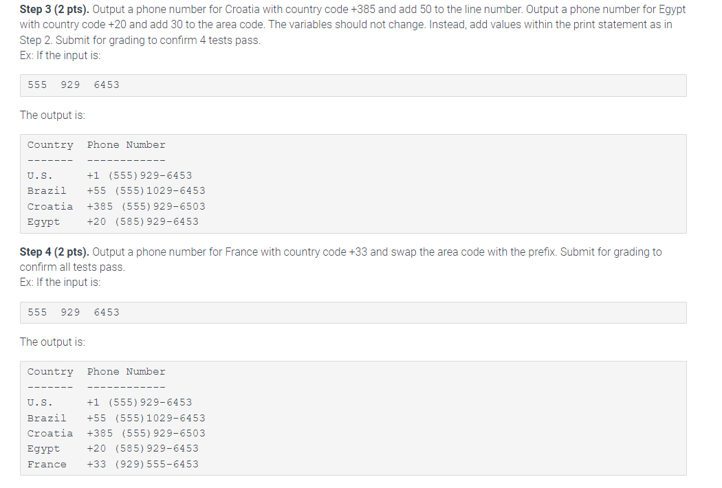 Solved 4.5 LAB*: Program: Phone directory ** i have seen | Chegg.com