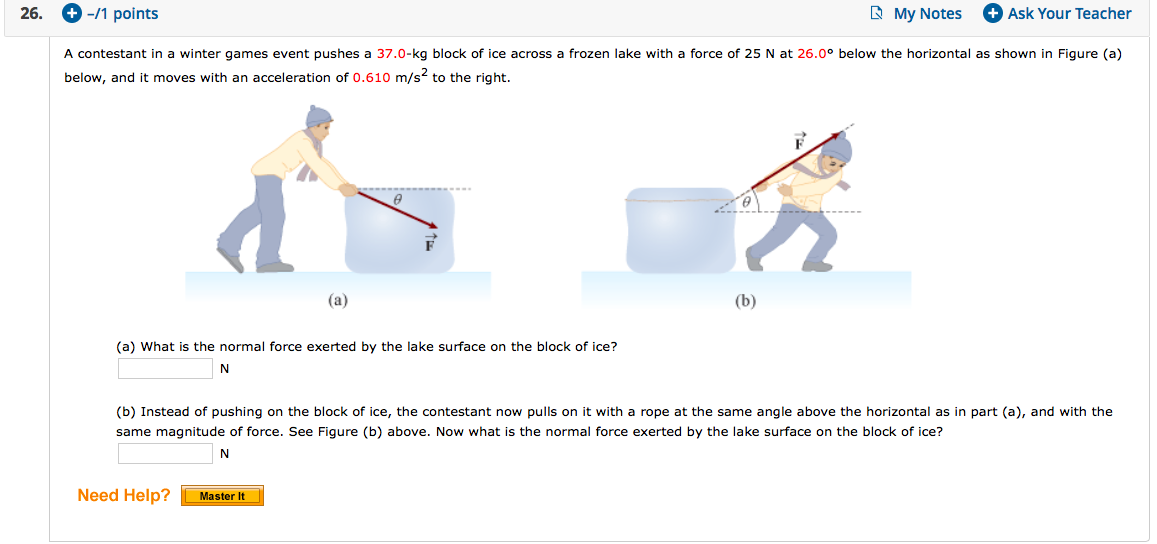 Solved + -/1 points My Notes Ask Your Teacher 26. A | Chegg.com