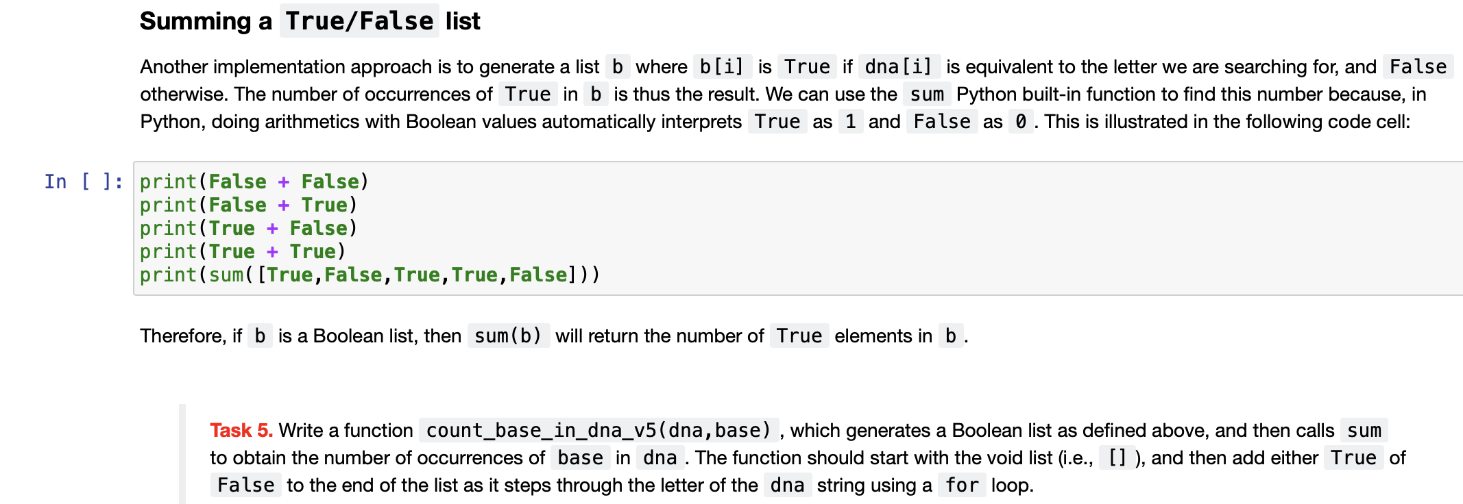 Solved Stepping through lists with a for loop In previous | Chegg.com
